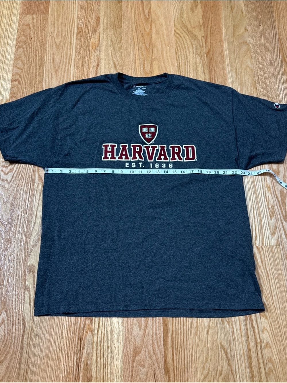 Harvard University T-Shirt Champion Mens Size XL Est 1636 - Picture 5 of 7